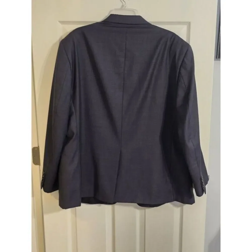 Lauren Ralph Lauren Men's Grey 100% Wool‎ 2 Button Blazer 50in Chest XXL